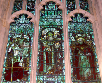 North nave west window detail October 2008